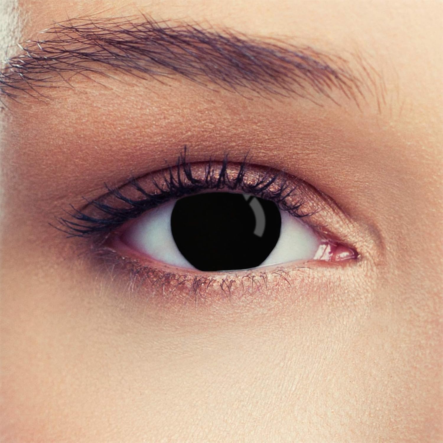 Schwarze Farbige Halloween Zombie Kontaktlinsen Ohne Starke Model Blind Black Schwarze Farblinsen Amazon De Drogerie Korperpflege