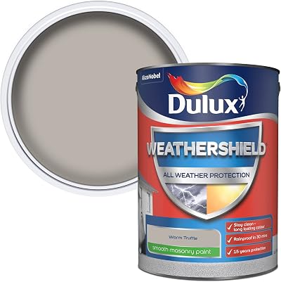 Dulux Weathershield Smooth Masonry Paint Warm Truffle 5L
