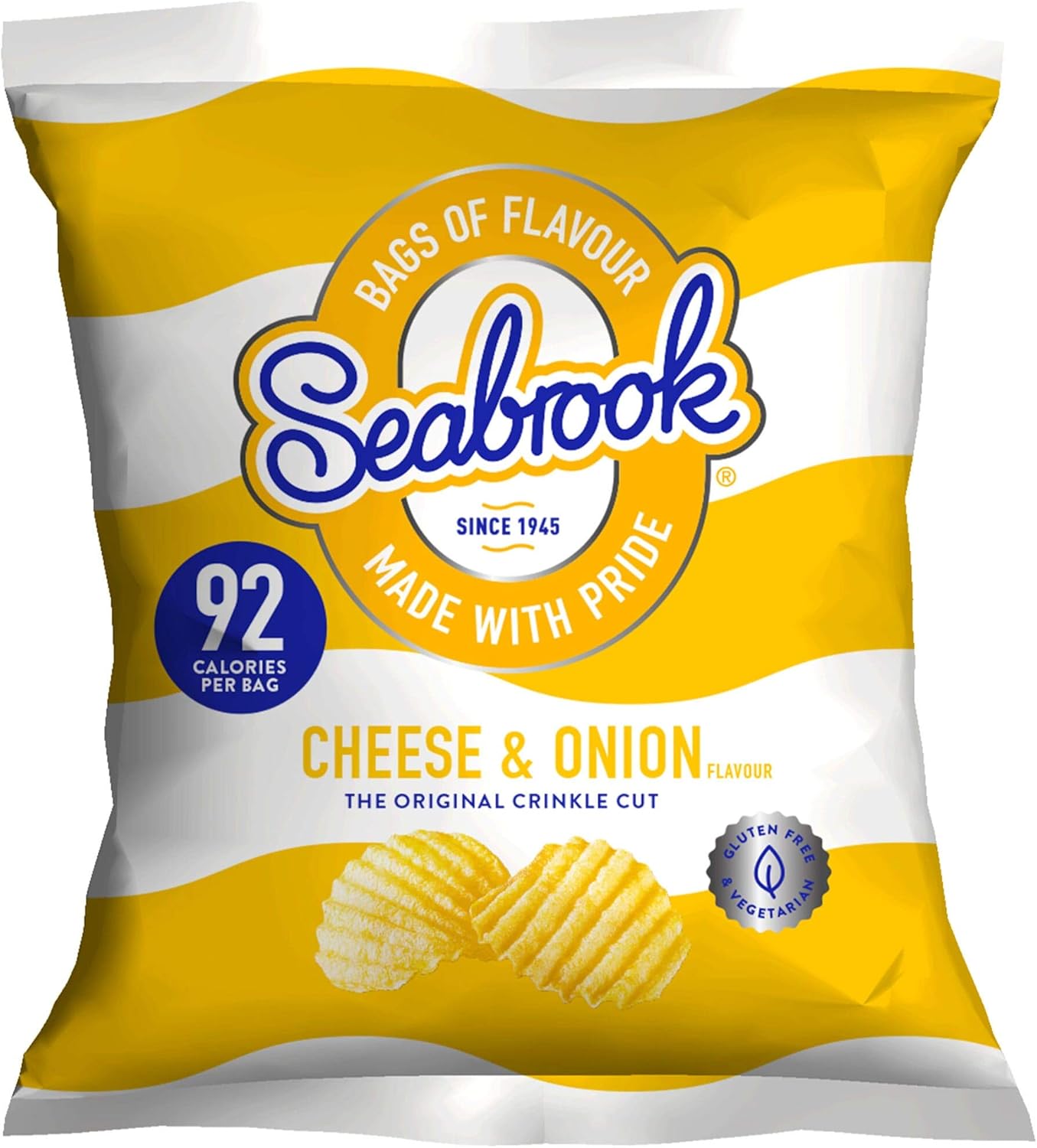 Seabrook Cheese & Onion Crisps 50x18g Amazon.co.uk Grocery