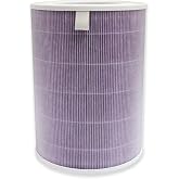 PUREBURG Replacement Filter Compatible with Xiaomi Mi Air Purifier 3C, 3H, 3, 2C, 2H, 2S Pro Air Purifier Parts M8R-FLH, H13 True HEPA and Activated Carbon Multi-Layer Filtration, Pack of 1