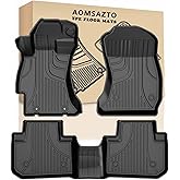 AOMSAZTO Floor Mats for Subaru Forester 2014-2018, 1st & 2nd Row All Weather Protection Car Floor Liners Anti Skid Mats