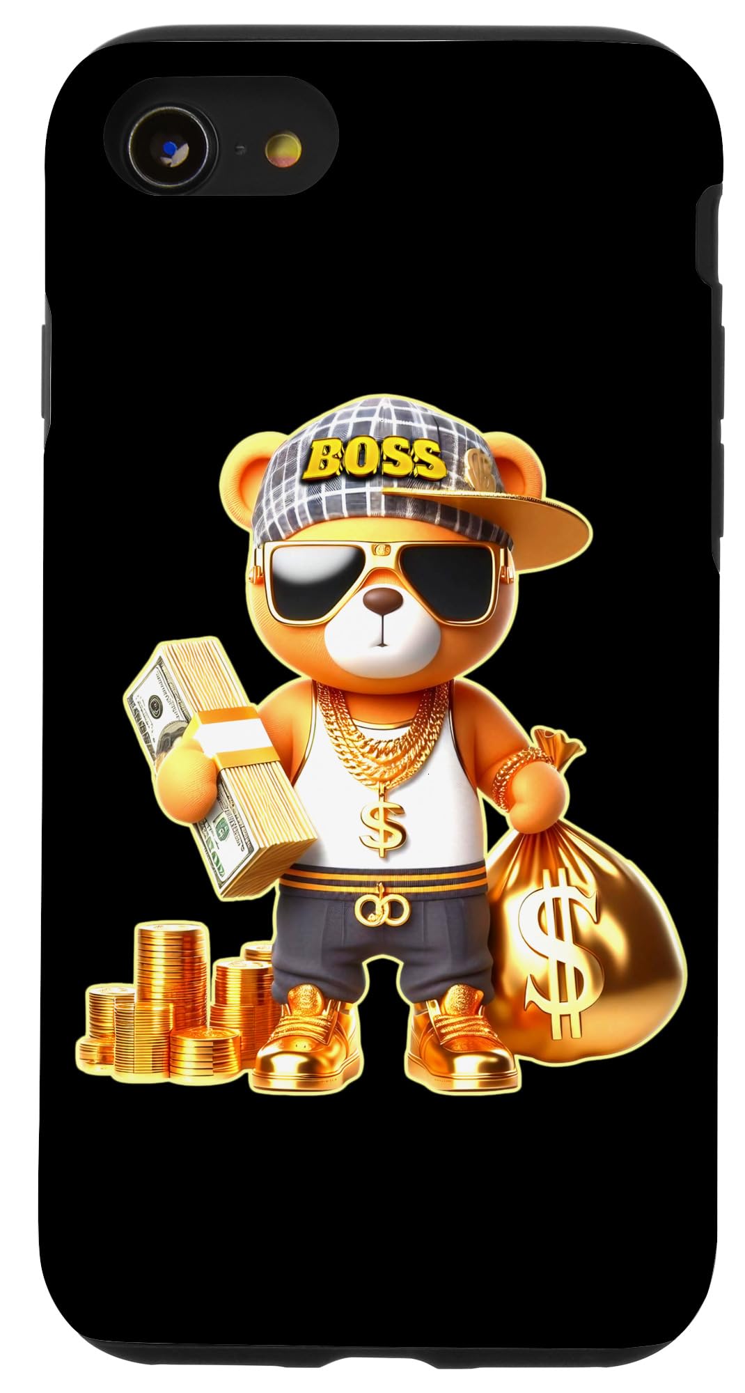 Teddy Bear Boss Money Case for iPhone SE (2020) / 7/8