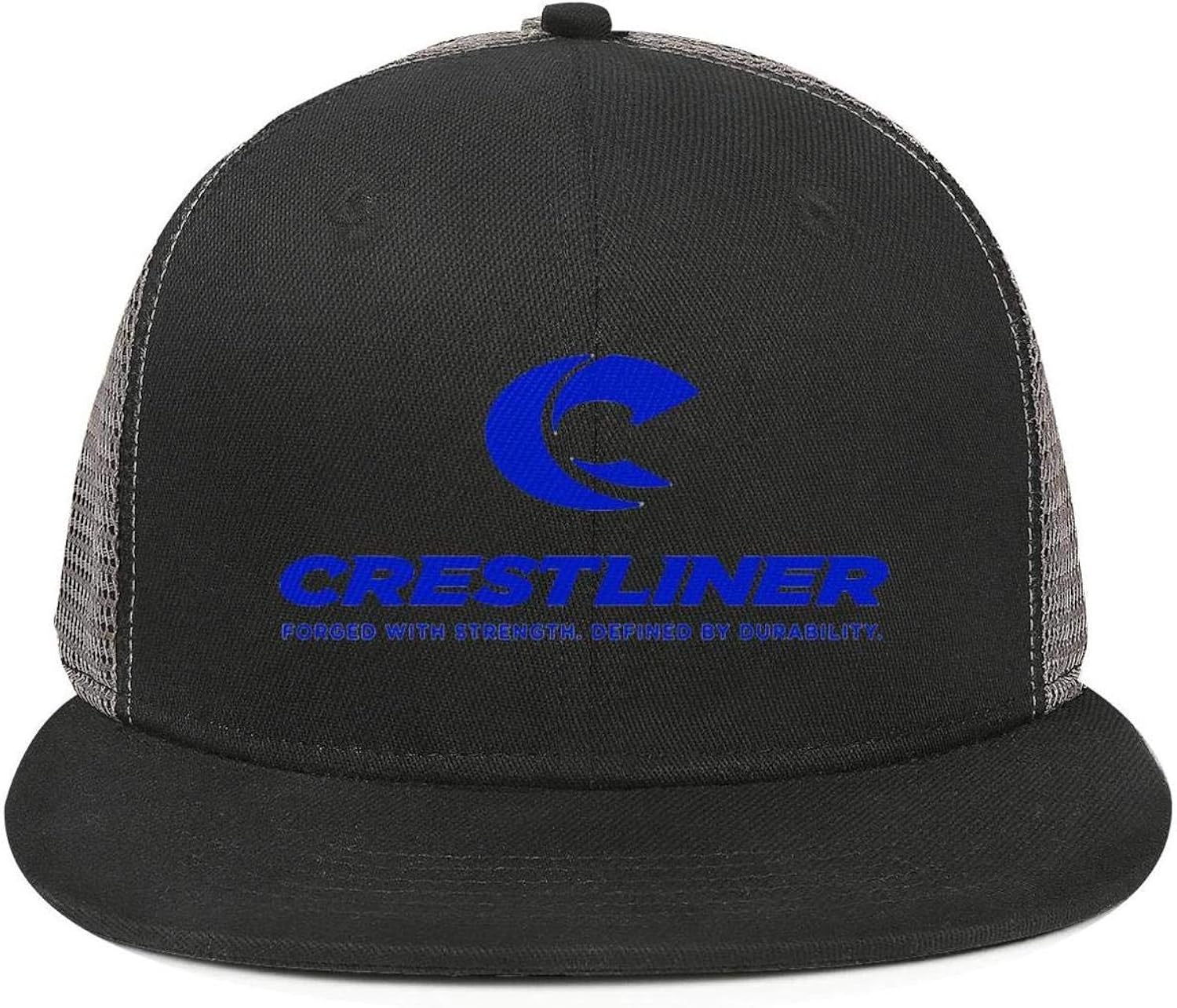 Cambpdkje Fashion Cap crestlinerLogoBlue Gray Pattern Man's Young