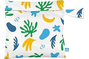 CHARLIE BANANA Waterproof and Washable Reusable Tote Bag for Diapers and Swimwear