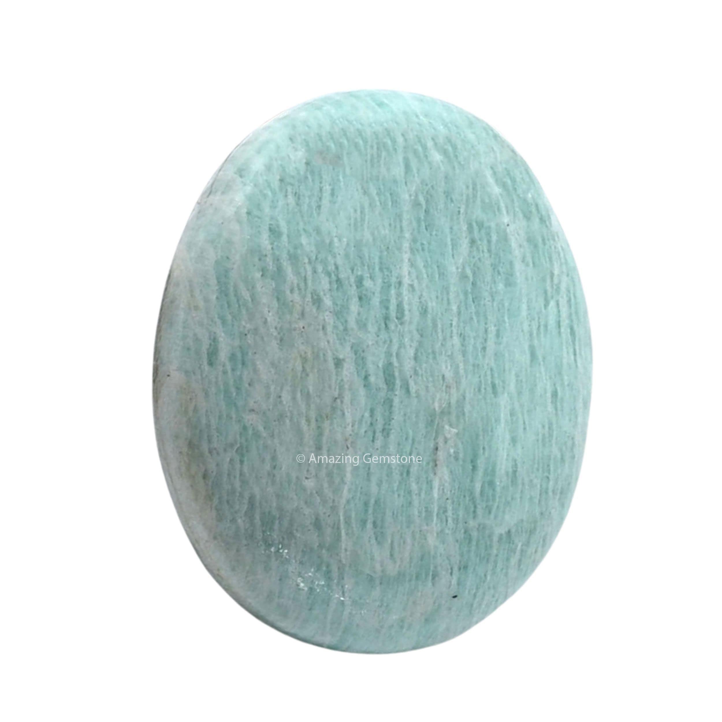 Amazonite Crystal Palm Stone Natural Healing Stone for Chakra Balancing Spritual Good Luck