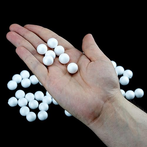 200 Pack Inch Blank Foam Balls for Art Decoration Polystyrene Small  Craft Foam Balls for Easter Sphere Foa