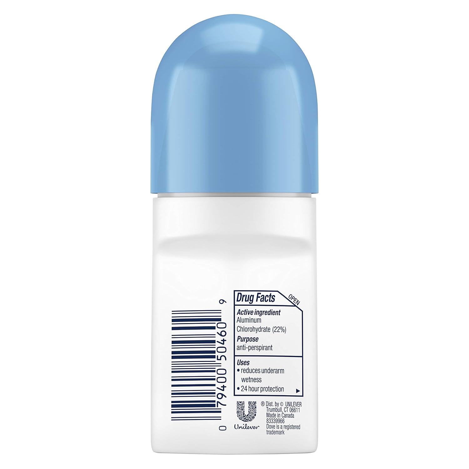 Dove Roll On Antiperspirant Deodorant, Powder 2.5 Ounce, (Pack of 6) : Antiperspirant Deodorants : Beauty
