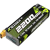 AMORIL 3S Lipo Battery Pack 11.1V 2200mah with XT60 Plug for RC car and Truck (1 pc)