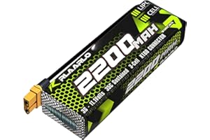 AMORIL 3S Lipo Battery Pack 11.1V 2200mah with XT60 Plug for RC car and Truck (1 pc)