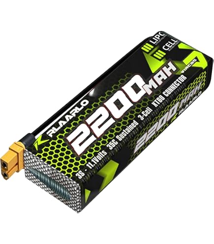Amazon.com: OVONIC 3s Lipo Battery 35C (Burst 70C) 2200mAh 11.1V
