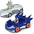 NKOK Sonic The Hedgehog Silver & Sonic Pull-Back Racers - 2-Pack