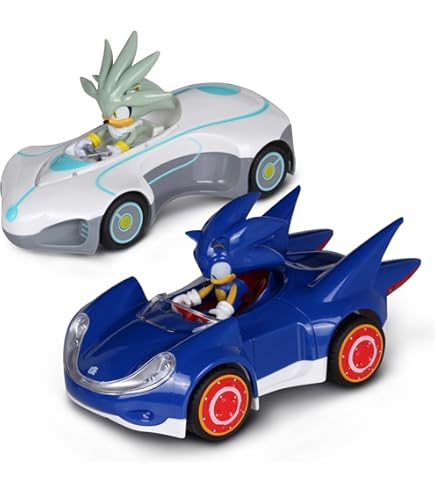 Amazon.com: Sonic The Hedgehog Vehicles 3-Pack 1:64 Die-Cast