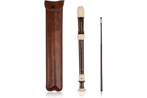 Recorder 8 Hole Descant Flauta Soprano Recorder Baroque Professional Treble Flute Clarinet Baroque Style C Key for Kids Child