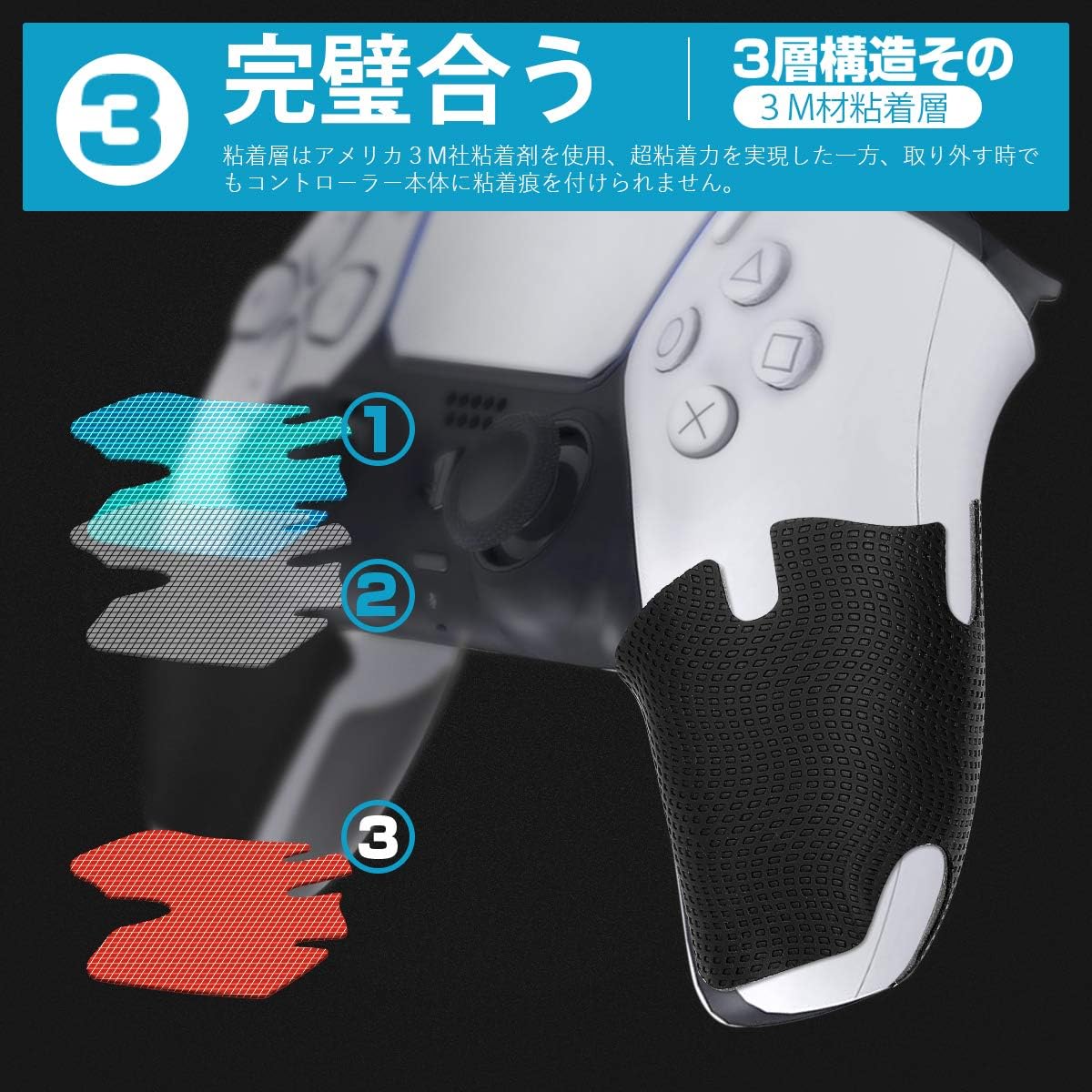 Amazon Co Jp 最新版 Ps5 コントローラーグリップカバー 2セット4点 コントローラースキンシール 滑り止め 手汗防止 簡単装着 専用設計 超薄1mm プレイステーション5 対応 ゲーム
