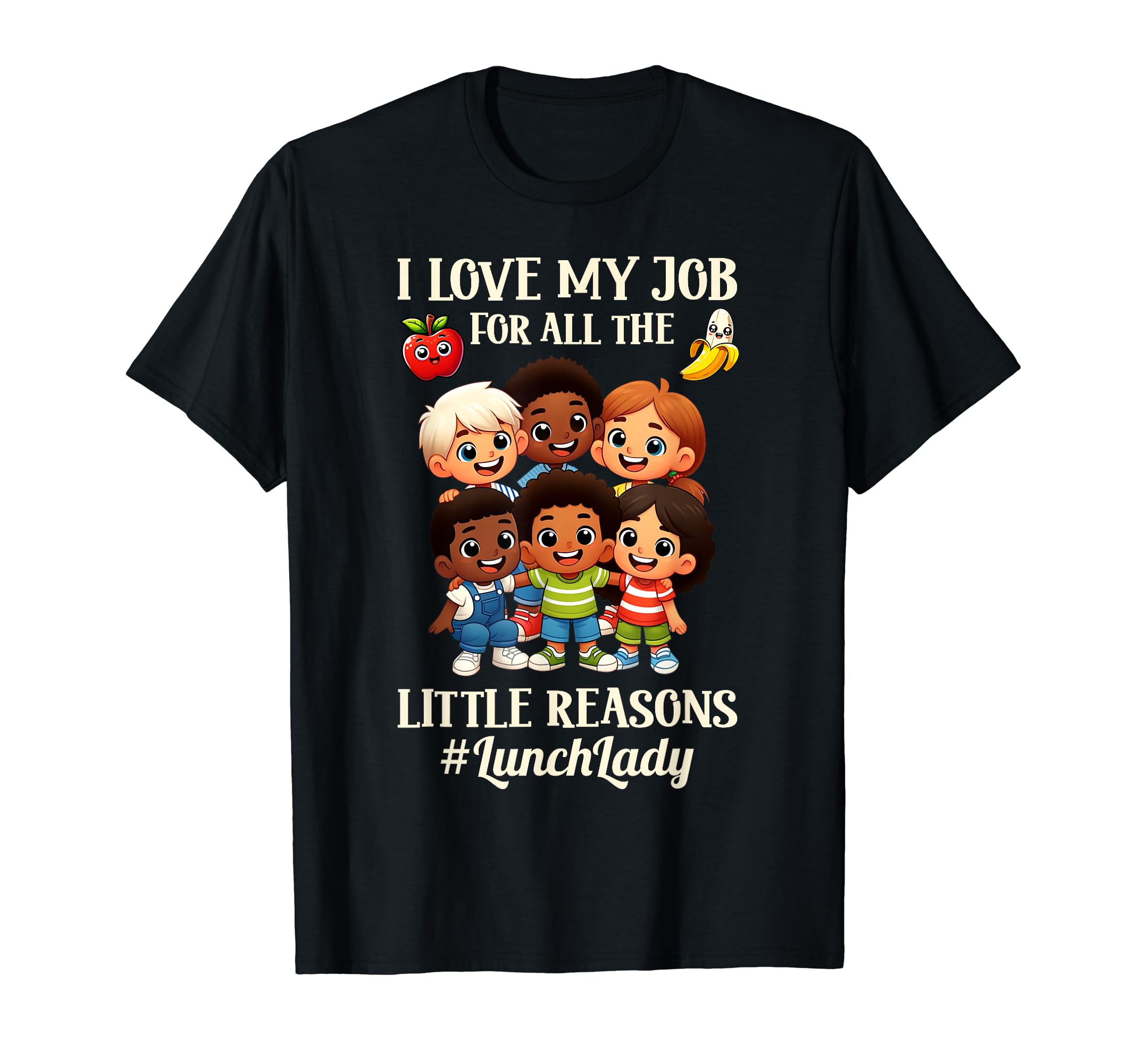 Photo 1 of Funny Lunch Lady School Aide Appreciation Graphic T-Shirt