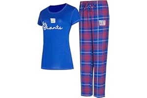 Concepts Sport Women's NFL Vector Top & Flannel Pants Sleep Set