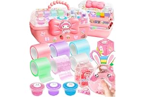 Jimcii Bow Nano Tape Bubble Kit for Kids with Box, Nano Tape Squishy Maker Kit, Nano Bubble Tape Kit, Nano Tape Bubbles