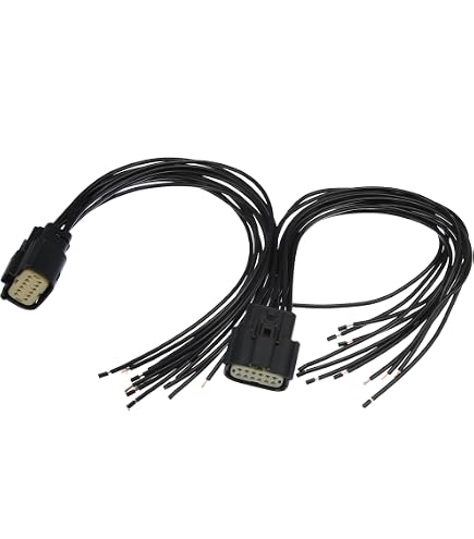 Amazon.com: X AUTOHAUX 2 Pcs Halogen Headlight Wire Harness