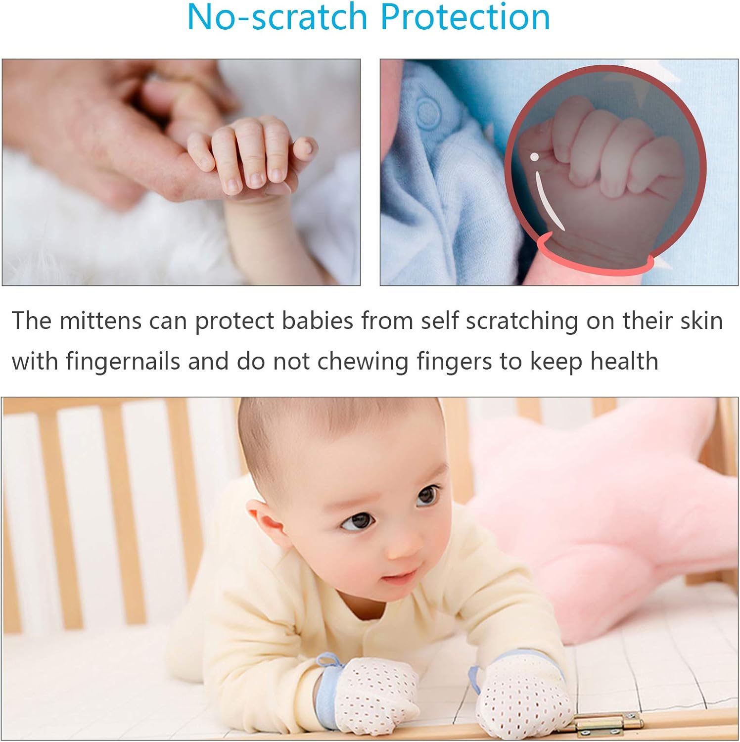 hand gloves for crawling babies