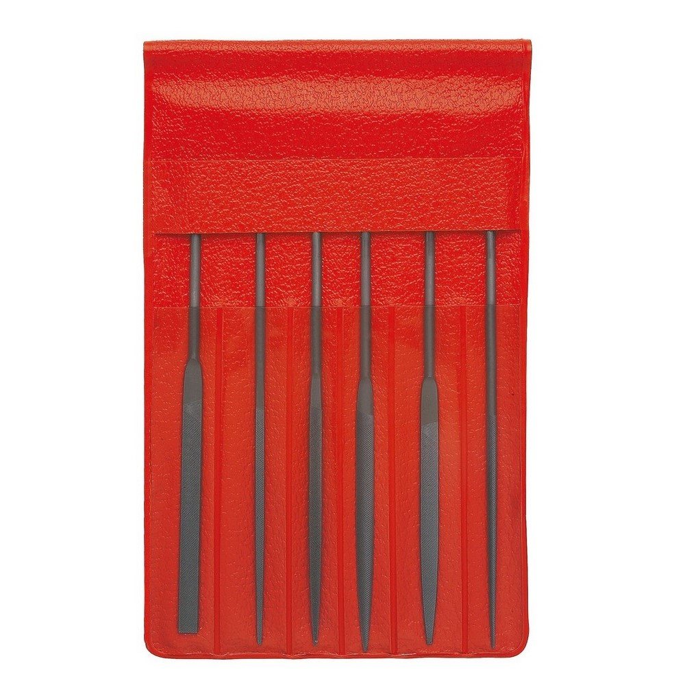 FACOM AS.6L160T0A Needle File Assortment for Coarse Work, T0, 160 mm Long, 6 Pieces, 1 Piece