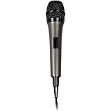 Singing Machine SMM-205 Unidirectional Dynamic Microphone with 10 Ft. Cord,Black, one size
