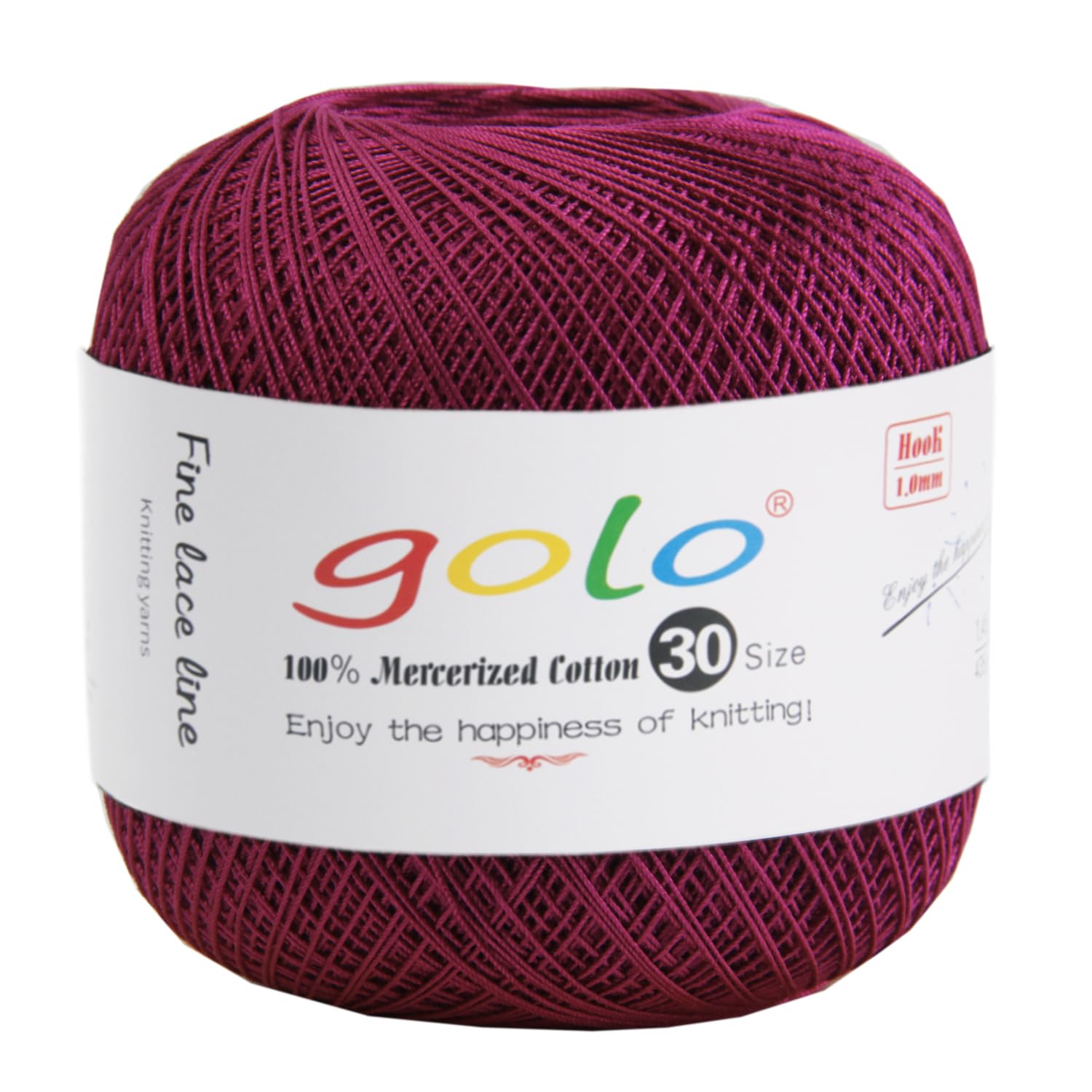 golo Crochet Thread Size 30 Yarn for Hand Knitting Cotton Crochet Yarn — image 1