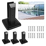 LukLoy 4 Pack T304 Stainless Steel Glass Railing