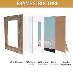 Califortree Rustic Brown 5x7 Picture Frame
