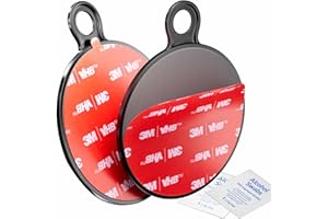 ZEUST Dashboard Pad Mounting Disk for Suction Cup Mount - 3M Dashboard Sticky Pad for Car Phone Holder - Ultra Sticky Adhesive Replacement Disc for Garmin Dash Cam, GPS, iOttie Car Mount - 75mm 2-Pack