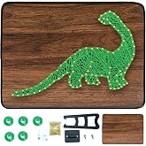 BAZIMA DIY String Art Kit for Beginner, DIY Dinosaurs Craft Kit,Unique Gift,Craft Kit for Holidays
