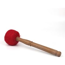 Friction Mallet Set: 3 Tone Of Life Flumis & EGong Wand - Includes 4 Mallets/Mallets For 24 & Larger Gongs/Soft Low Notes & Loud Resonance/For Sound Healing, Meditation, & Yoga/Durable