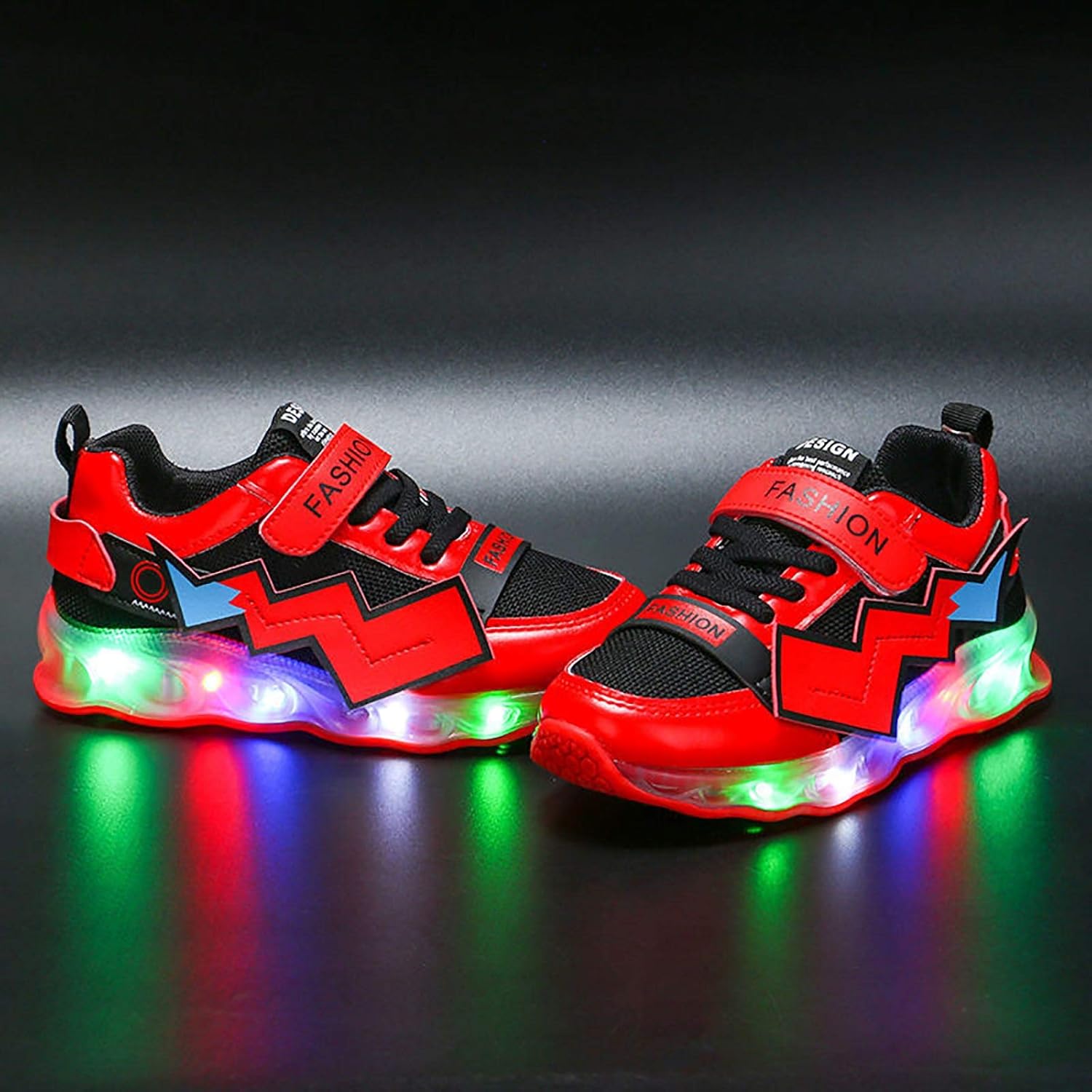 Vast Leuchtende LED-Kinderschuhe für Jungen, Mädchen, Babys, modische blinkende Schuhe: Amazon ...