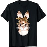Cute Easter Bunny Mom Easter Leopard Year of The Rabbit T-Shirt Small