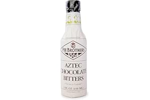 Fee Brothers Aztec Chocolate Cocktail Bitters - Aromatic Cocktail Mixer & Concentrated Flavoring, Gluten Free, Vegan-Friendly, 5 fl oz
