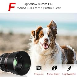F 85mm f1.8 Portrait Lens - MF for Nikon