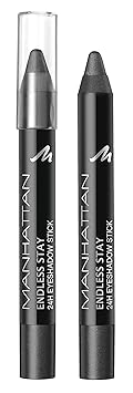 Manhattan Endless Stay 24h Eyeshadow Stick, 035, Mysterious Grey, 3er Pack(3 x 3.25 ml)