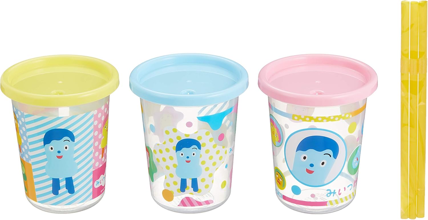 Amazon スケーター ストロー付き タンブラー 3個 3ml みいつけた 日本製 Sih3st タンブラーグラス オンライン通販