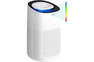 Afloia Air Purifiers for Home Large Room Up to 2,615 Ft², H13 True HEPA Filter with Air Quality Sensor Auto Smart Air Cleaner Removes 99.97% of Allergies, Pollen, Pet Dander, Dust, Smoke, Odor