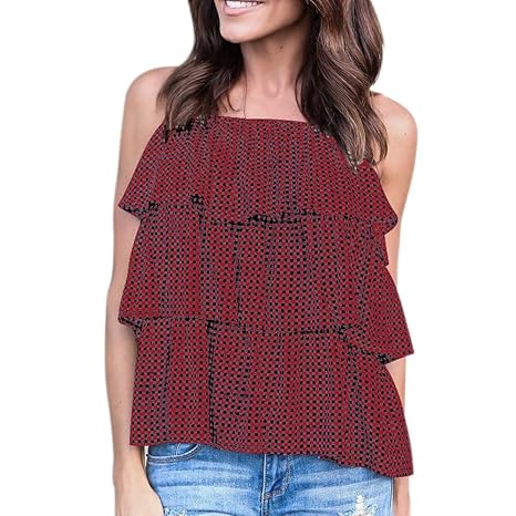 HUYURI Sommer Frauen Sleeveless Elegant Sexy Strap Lose Chiffon Camisole Tank Top