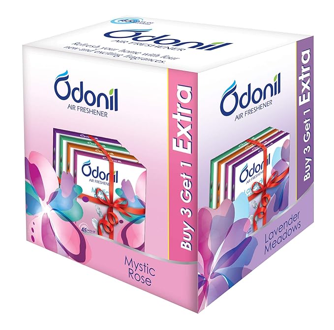 Odonil Bathroom Air Freshener Blocks 75g (Buy 3 get 1 Free ) Amazon