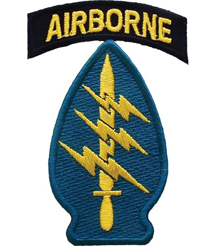 4 Stück Special Forces Ranger Patches – US Flagge, Klett, Bestickt