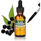 Herb Pharm Certified Organic Black Elderberry Liquid Extract for Immune System Support, Alcohol-Free Glycerite, 1 Ounce