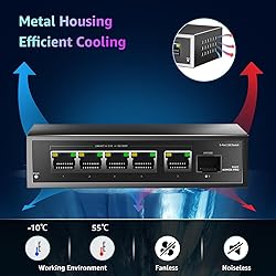 2.5G Umanaged Ethernet Switch, AUMOX PRO 5 Port