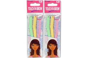 KAI TOUCH N BROW Eyebrow Razor, 3 Count (Pack of 2)