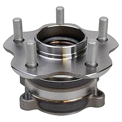 TRQ 2 Piece Rear Wheel Bearing & Hub Assembly Set