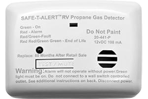 Safe T Alert 20 Series Mini LP Gas Alarm - Propane Alarm - Surface Mount, White - 20-441-P-WT
