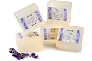 Pifito Clear Melt and Pour Soap Base (5 lb) │ Bulk Premium 100% Natural Glycerin Soap Base │ Luxurious Soap Making Supplies