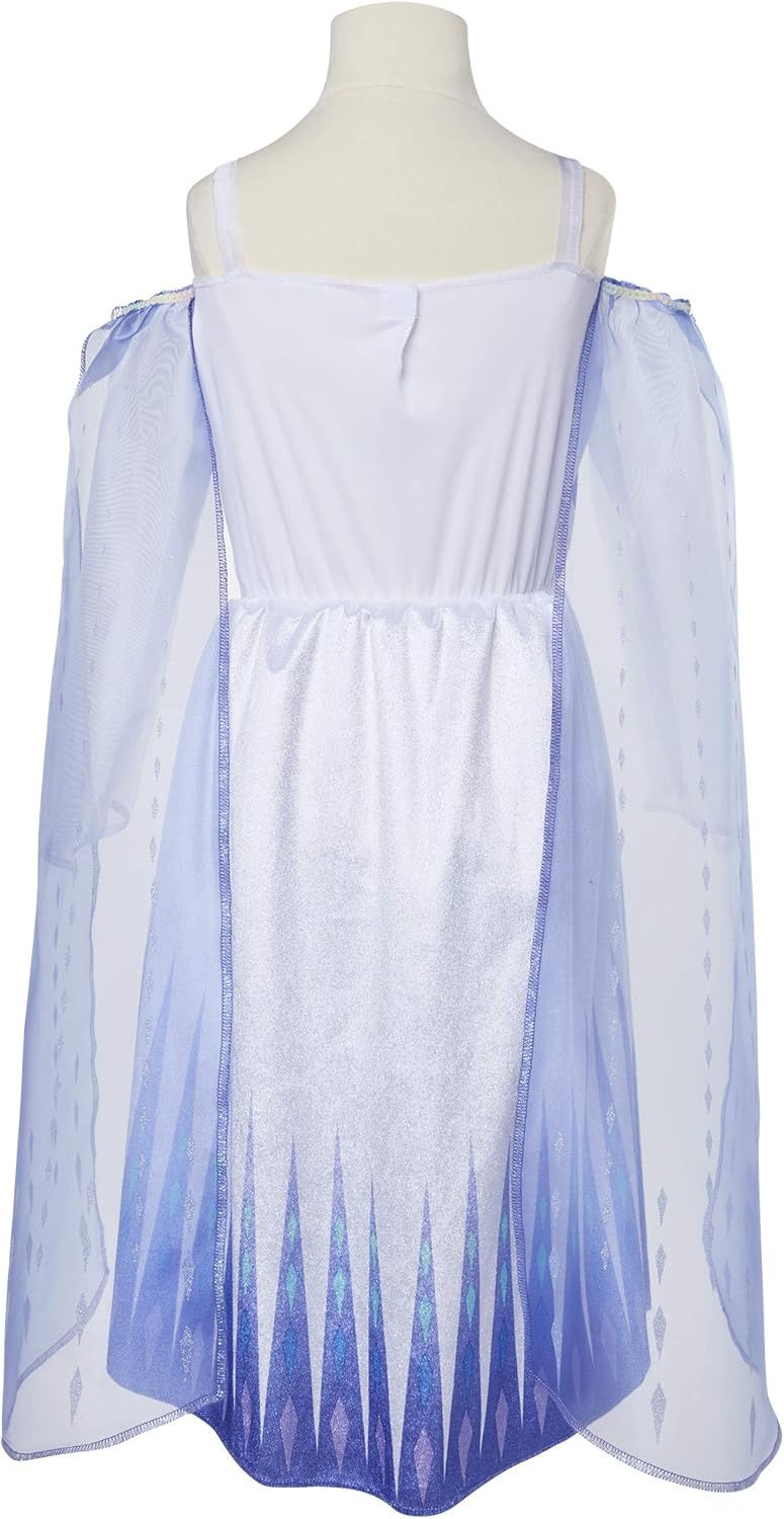 Frozen 2 Elsa Epilogue Dress for Girls, New Movie Princess Dress Up Costume for Halloween Christmas Party, Outfit Fits Sizes 4-6X - for Girls Ages 3, 4, 5 & 6: Toys & Games