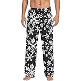 Pigsaly Pajama Pants Christmas Lounge Sleepwear PJs Men's Pajama Bottoms Sleep Pants S