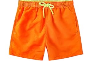 SERENYOU Boys Swim Trunks Boys' Fun Beach Board Shorts 5-14 Years